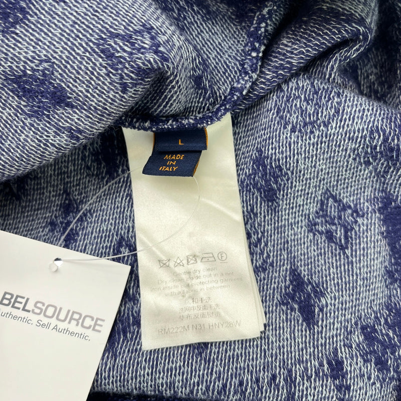 Men's Bandana Hoodie Navy Size L