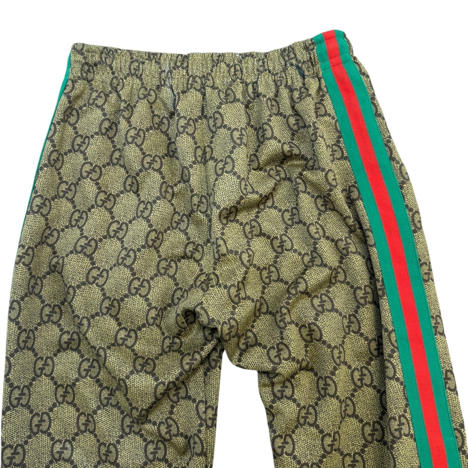 Men's GG Supreme Technical Jersey Joggers Brown Size M / W32 - Photo 3