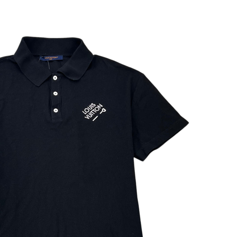 Men's Signature Polo Shirt Black Size M