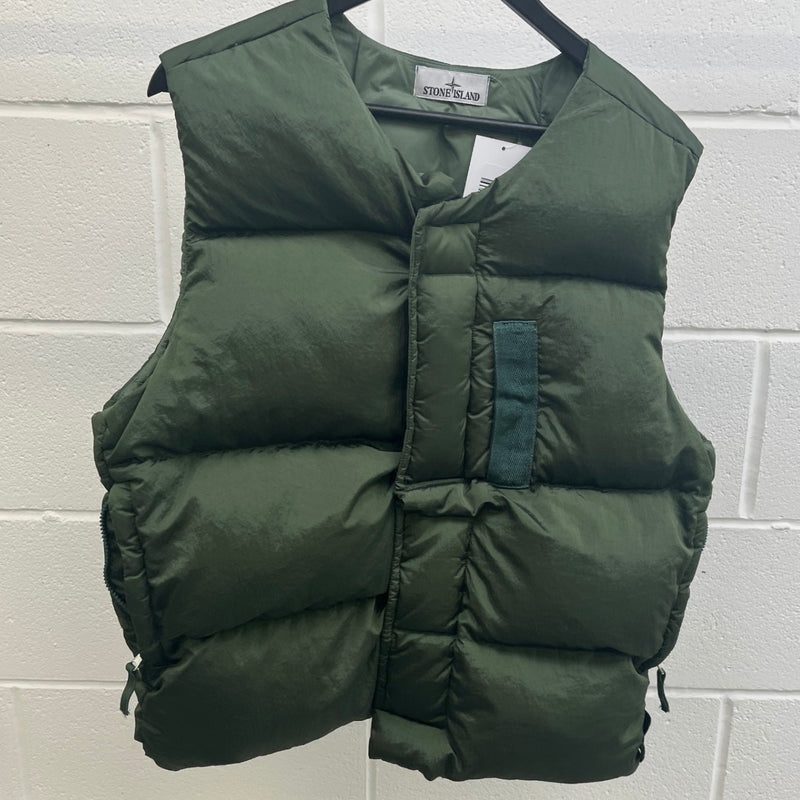 Men's Down-Tc Gilet Green Size M