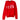 Men's Icon Logo Print Jumper Red Size L