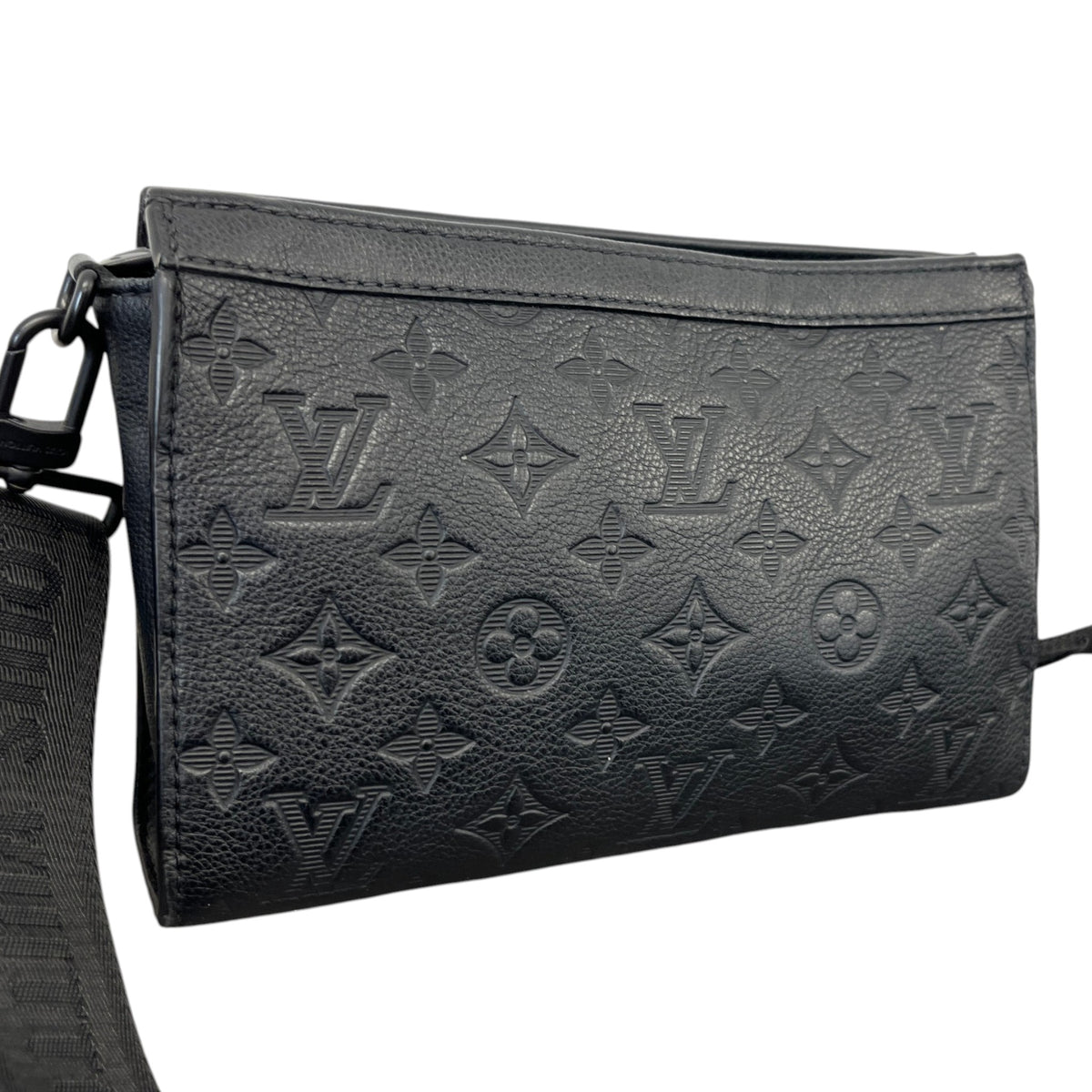 Men's Monogram Shadow Gaston Wearable Wallet Messenger Bag Black - Photo 8