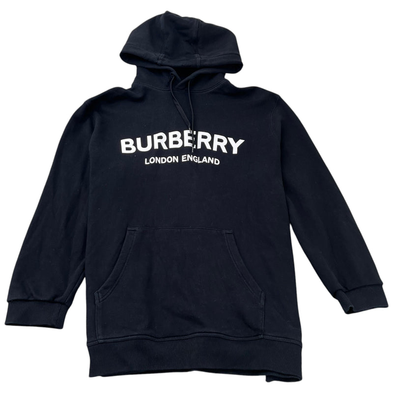 Men's Logo Print Hoodie Black Size 3XL