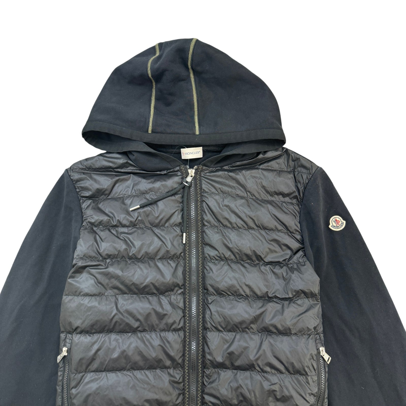 Men's Maglia Cardigan Down Jacket Black Size 4 / XL - Photo 3