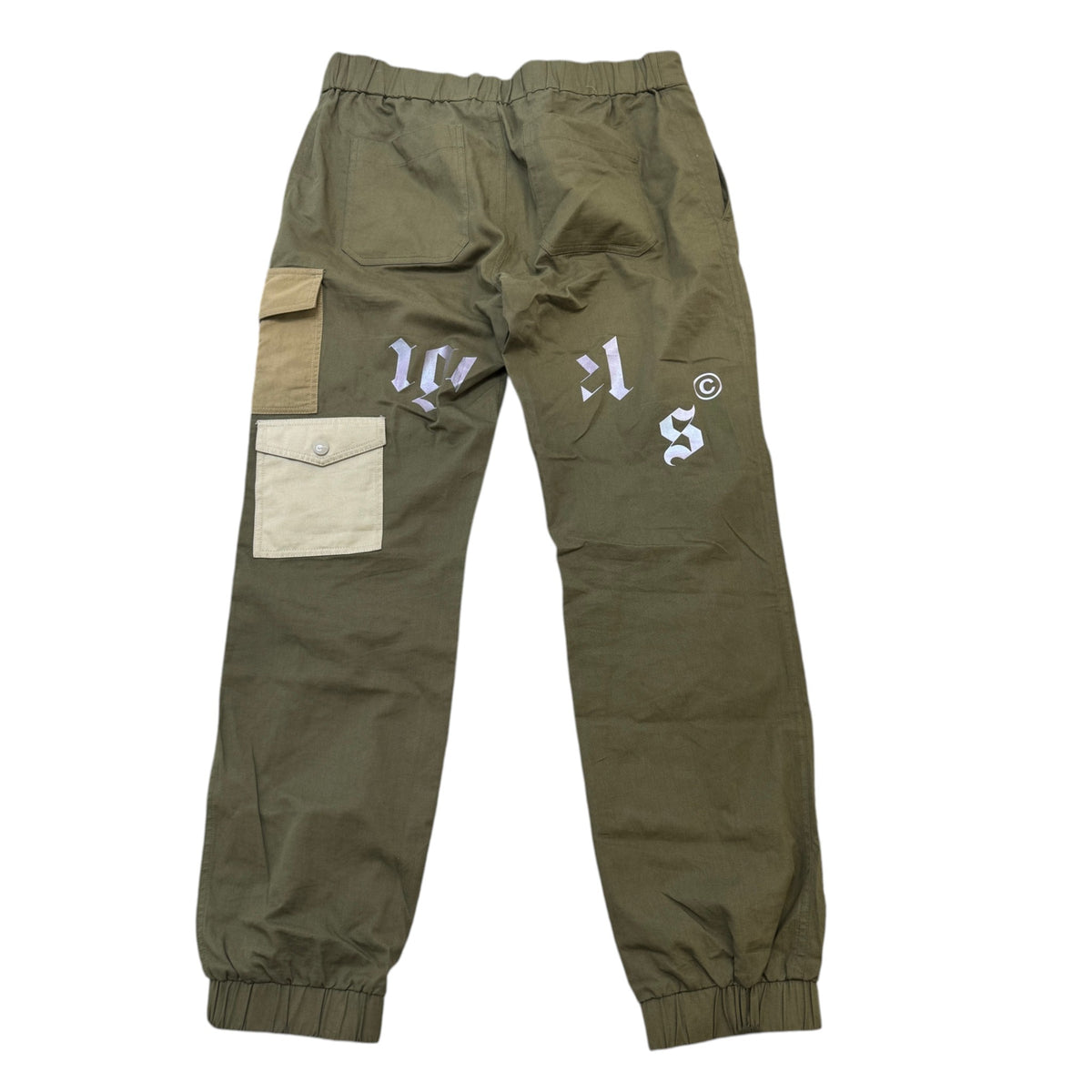 Men's Logo Print Cargos Khaki Size S / W30 - Photo 2