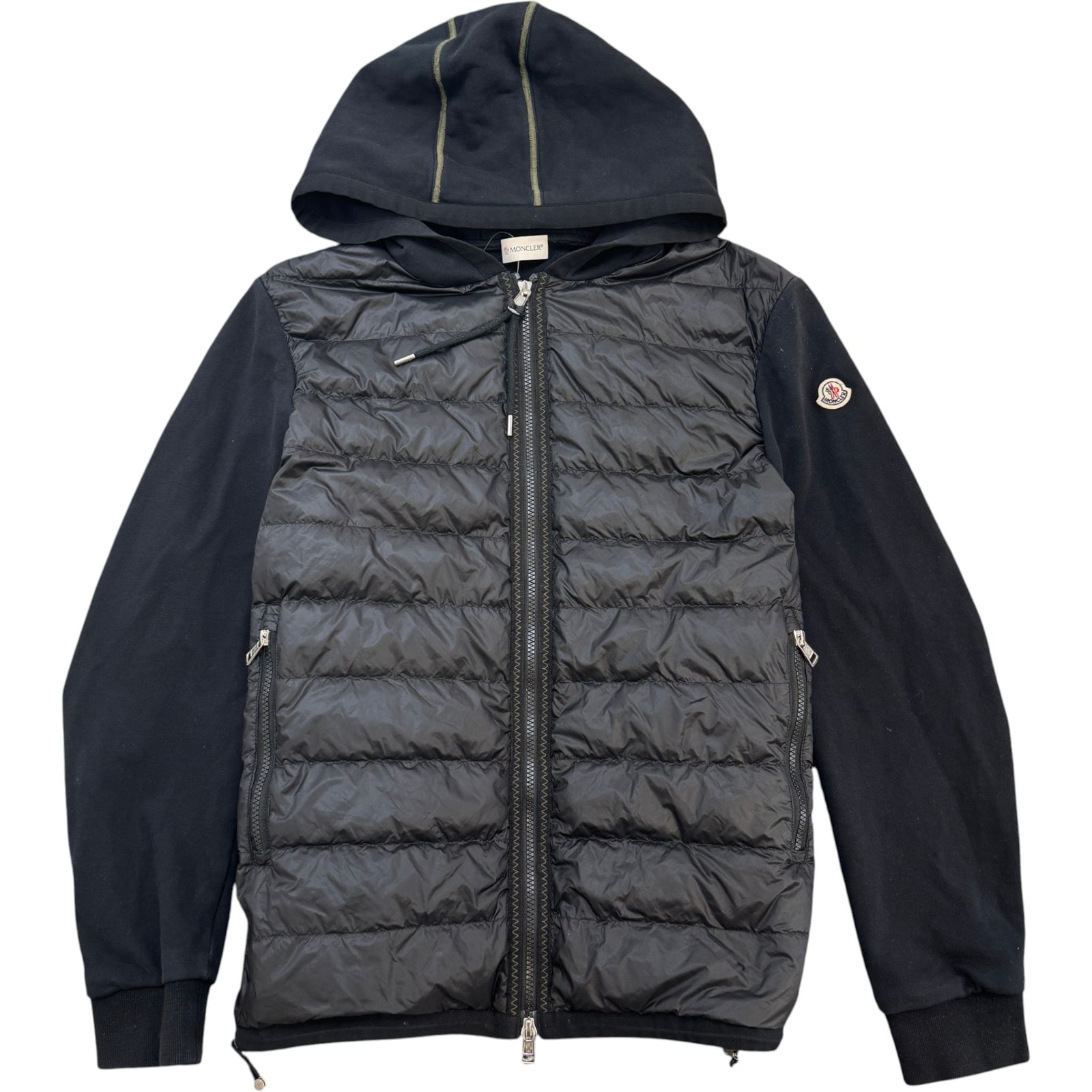 Men's Maglia Cardigan Down Jacket Black Size 4 / XL - Photo 1
