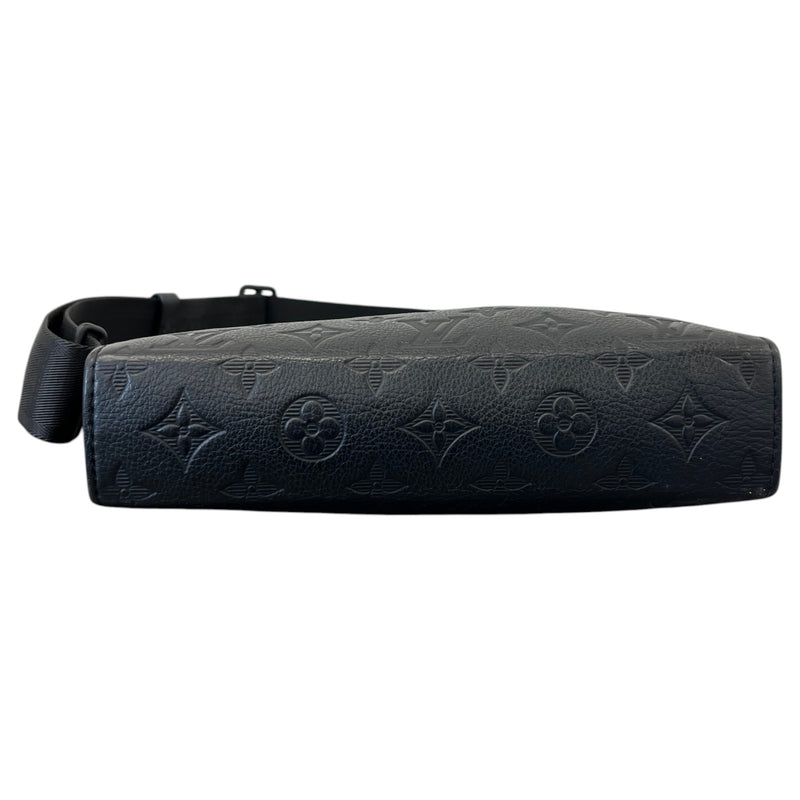 Men's Monogram Shadow Gaston Wearable Wallet Messenger Bag Black