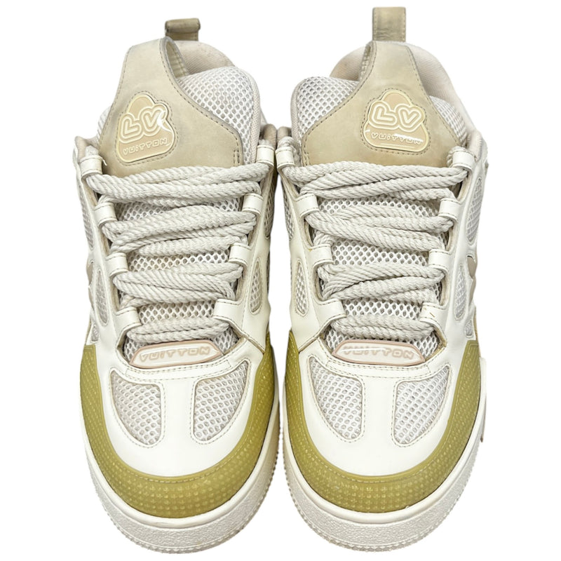 Men's Lv Skate Low Trainers Beige Size EU 41 / UK 7