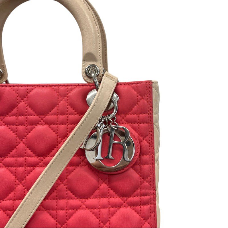 Women's Medium Lady Dior Bag Pink