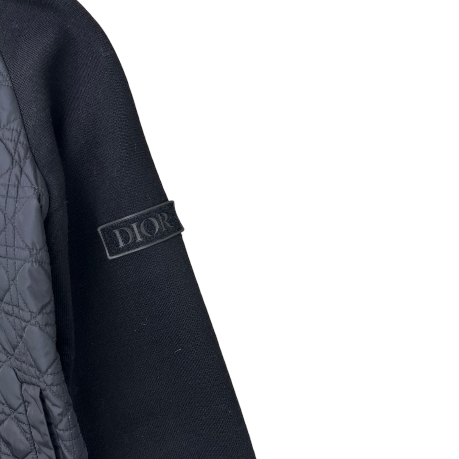 Men's Cannage Knit Padding Cardigan Black Size XS - Photo 5