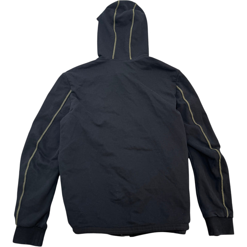 Men's Maglia Cardigan Down Jacket Black Size 4 / XL