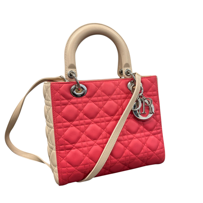 Women's Medium Lady Dior Bag Pink