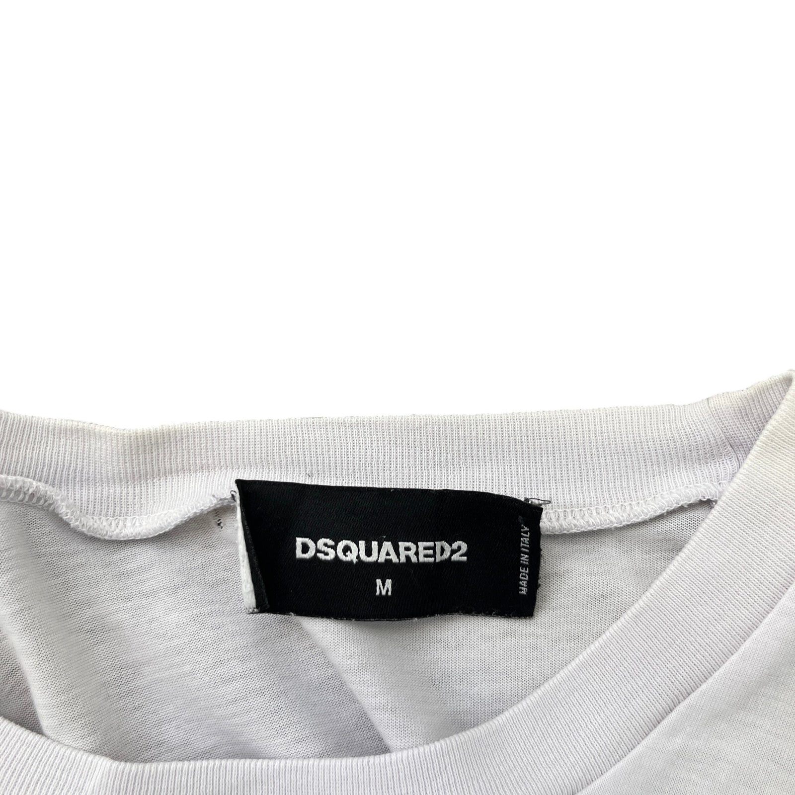 Men's Embossed Logo T-Shirt White Size M - Photo 7