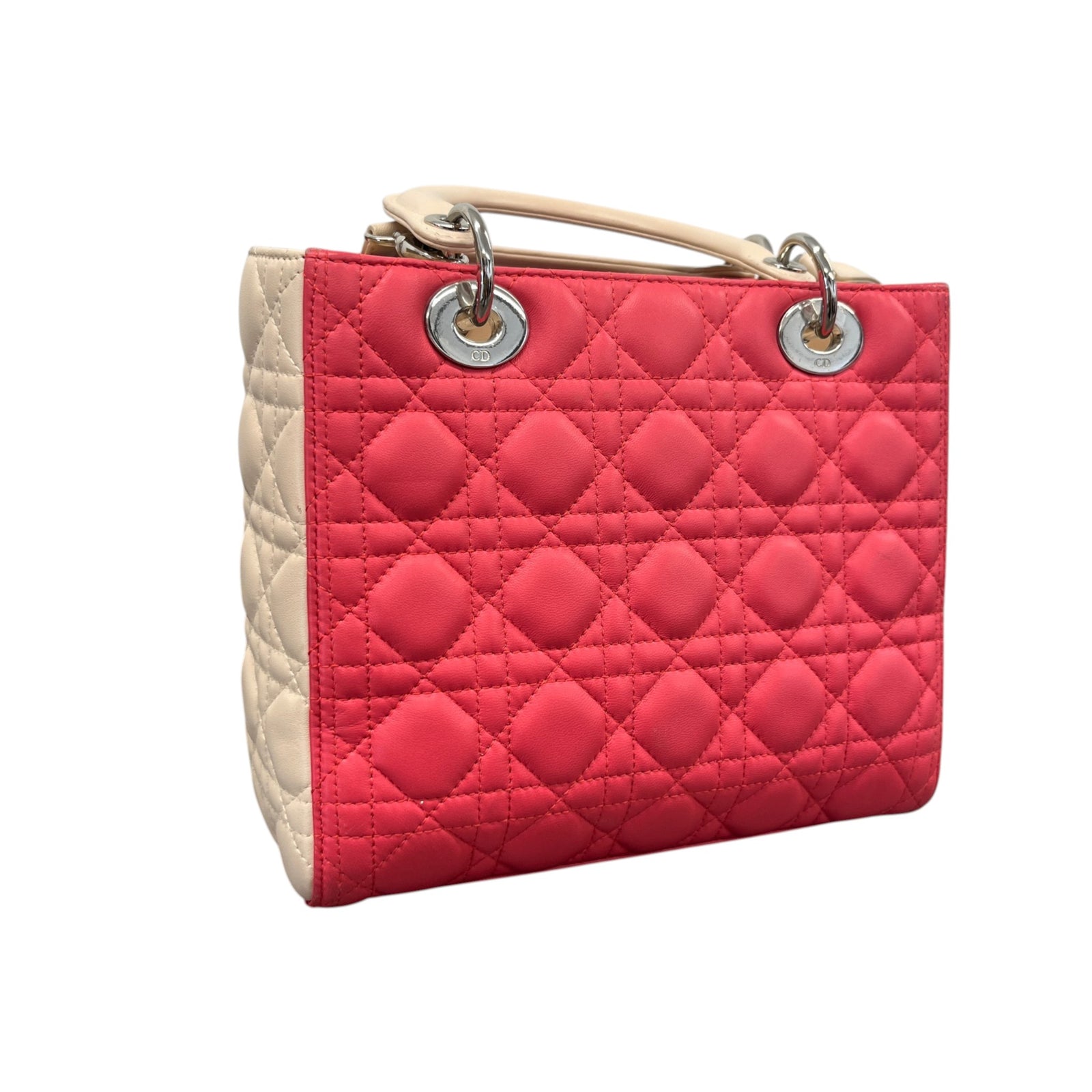 Women's Medium Lady Dior Bag Pink - Photo 8