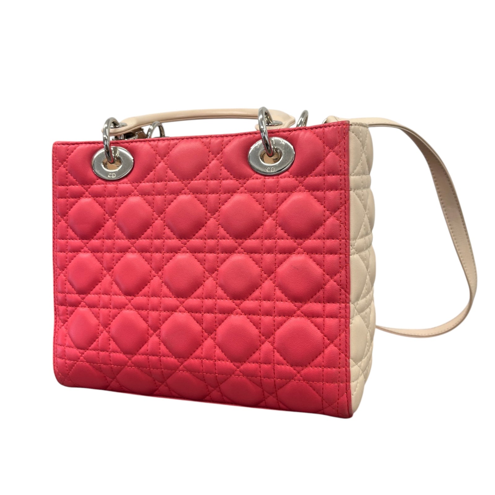 Women's Medium Lady Dior Bag Pink - Photo 9