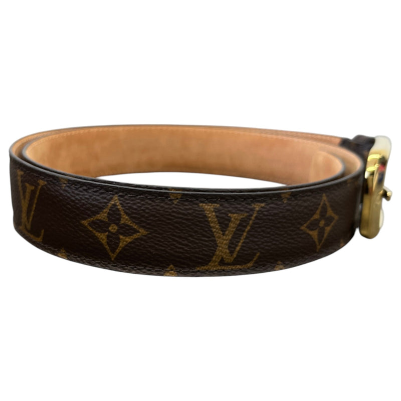 Women's Monogram Canvas Ellipse Belt Brown Size W36