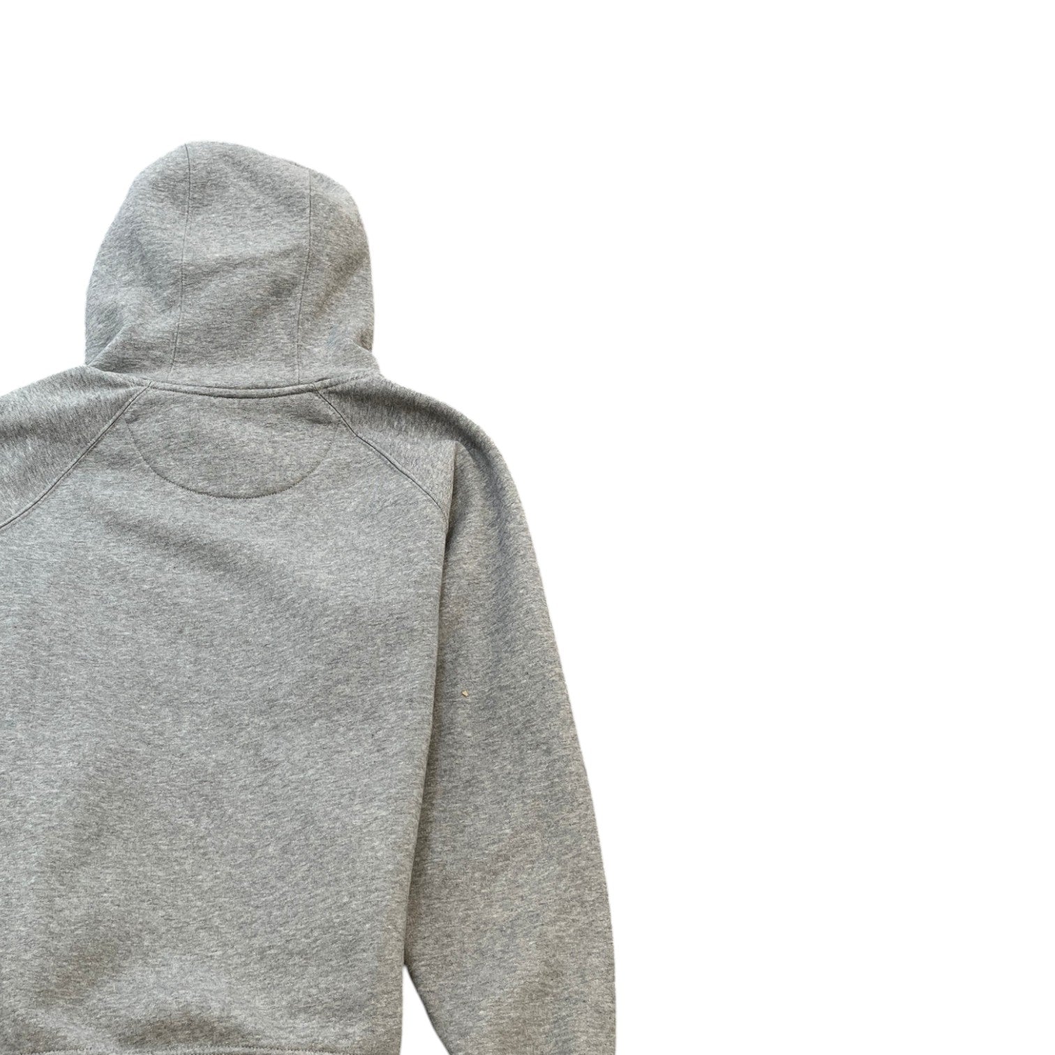 Men's Embroidered Logo Hoodie Grey Size S - Photo 4
