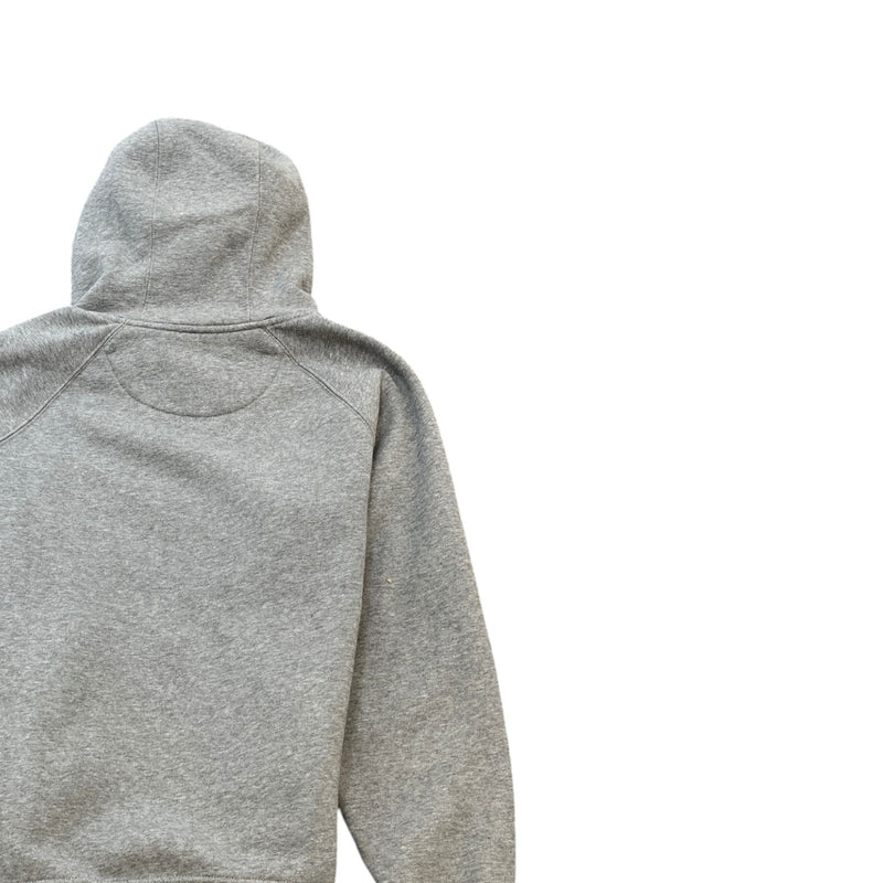 Men's Embroidered Logo Hoodie Grey Size S