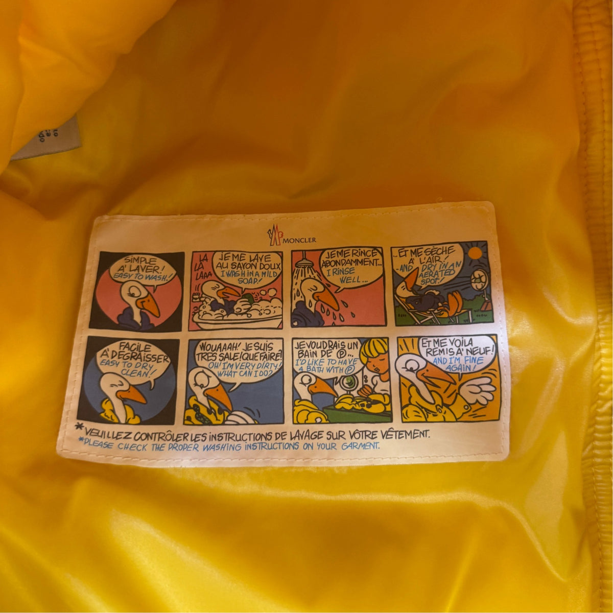 Men's Maya Down Jacket Yellow Size 3 / L - Photo 6
