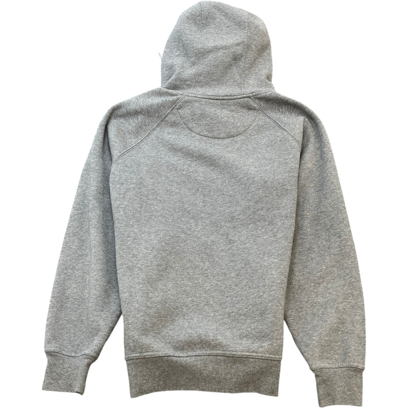 Men's Embroidered Logo Hoodie Grey Size S