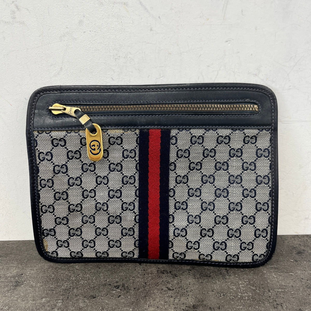 Men's GG Supreme Pouch Navy - Photo 9