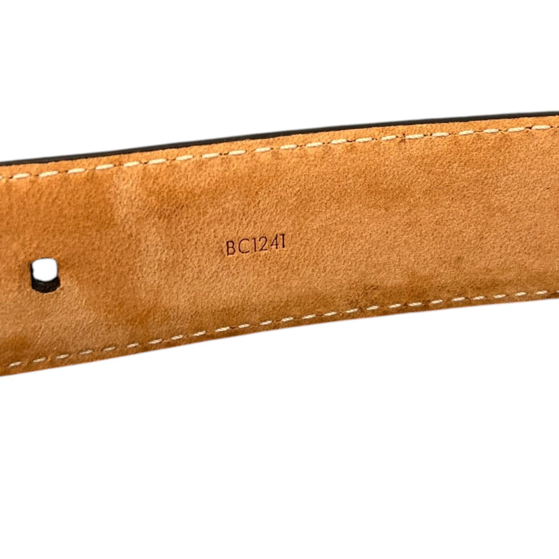 Women's Monogram Canvas Ellipse Belt Brown Size W36