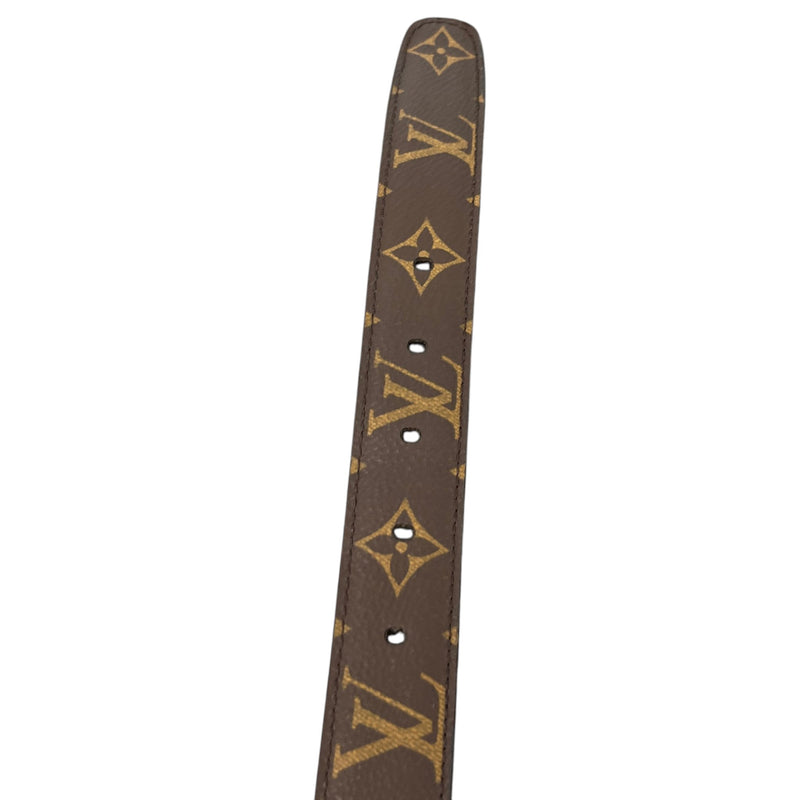 Women's Monogram Canvas Ellipse Belt Brown Size W36