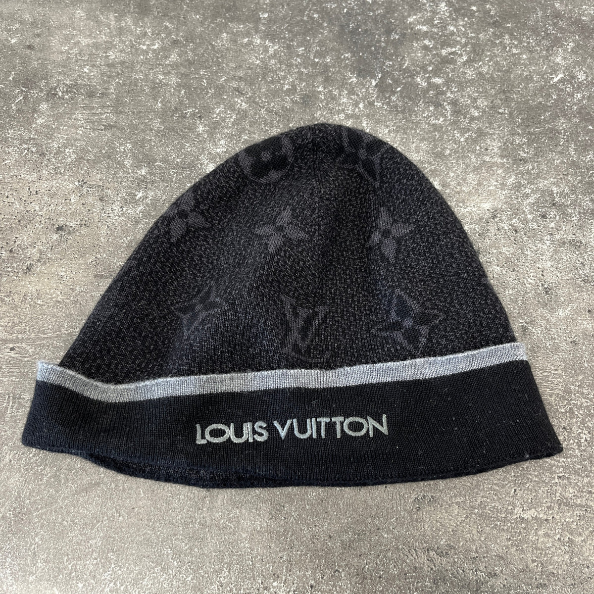 Men's My Monogram Eclipse Beanie Grey - Photo 10