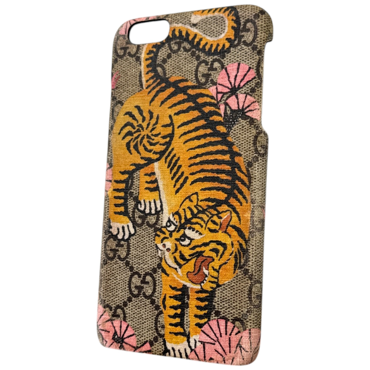 Women's Iphone 6 Plus GG Supreme Tiger Phone Case Beige - Photo 4