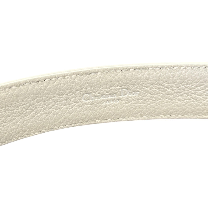 Women's Floral Embroidery Belt White Size W36