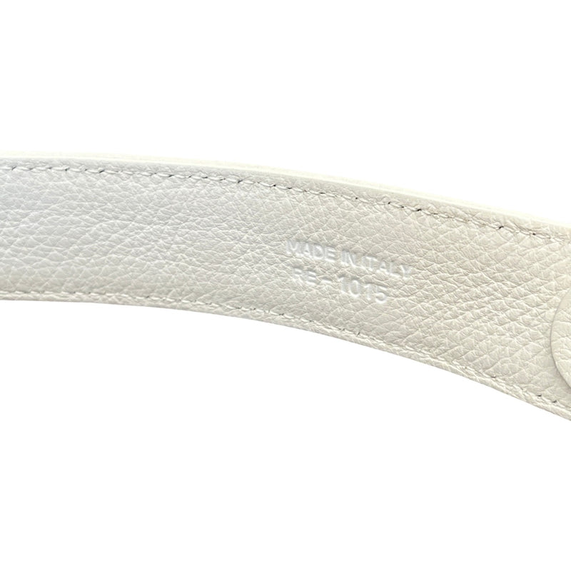 Women's Floral Embroidery Belt White Size W36