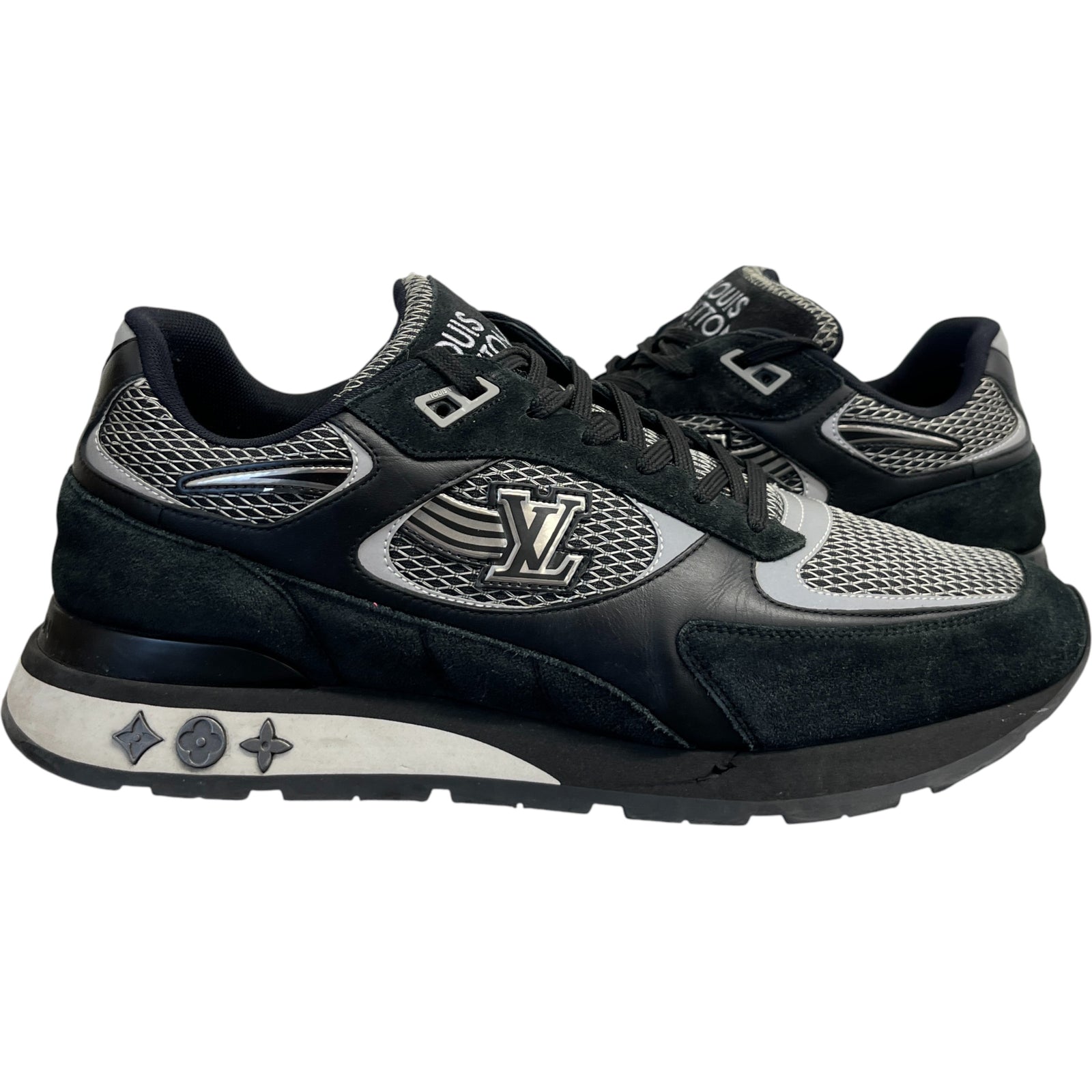 Men's Run Away Low Trainers Black Size EU 44 / UK 10 - Photo 3