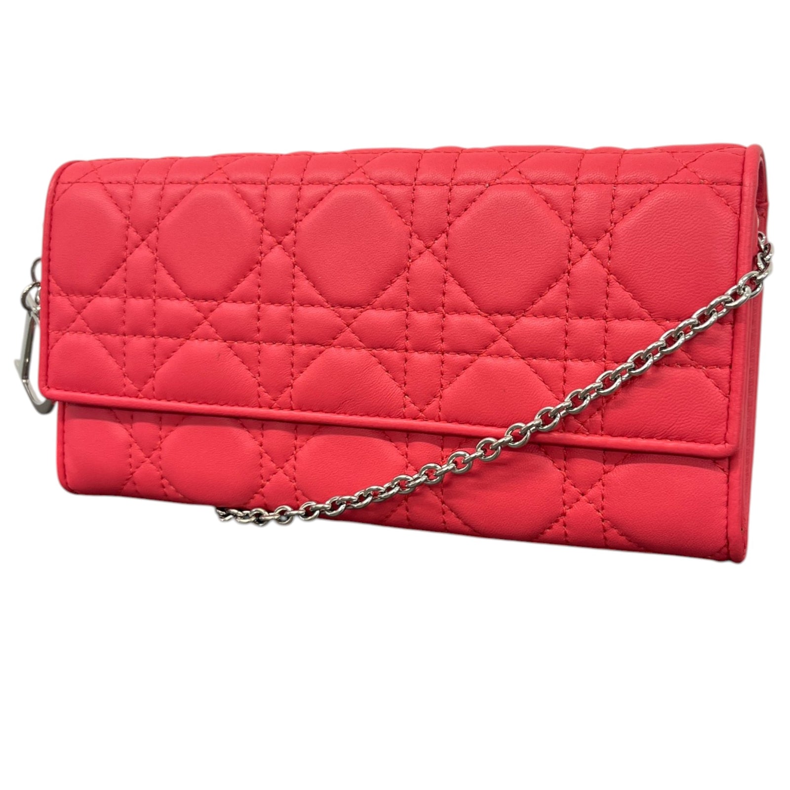 Women's Lady Dior Wallet On Chain Bag Pink - Photo 4