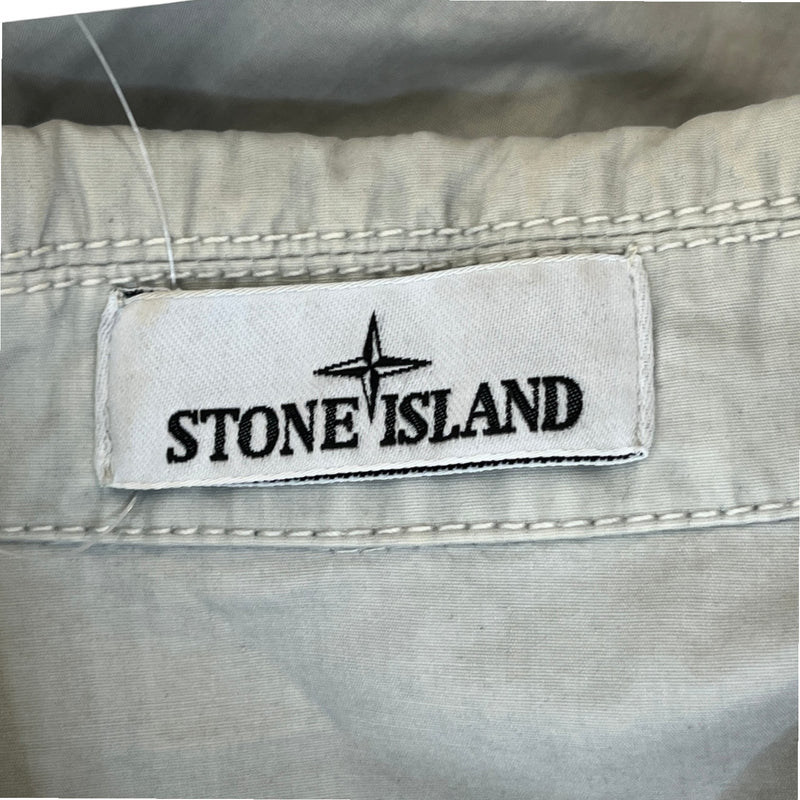 Men's Applique Logo OverShirt Grey Size L