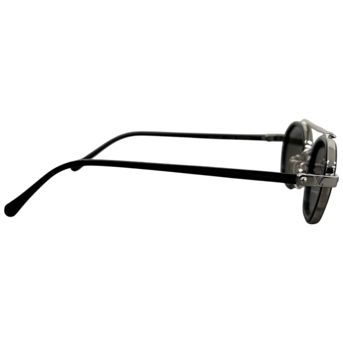 Men's LV Signature Duo Sunglasses Black - Photo 4