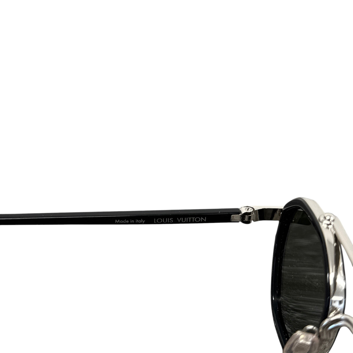 Men's LV Signature Duo Sunglasses Black - Photo 6