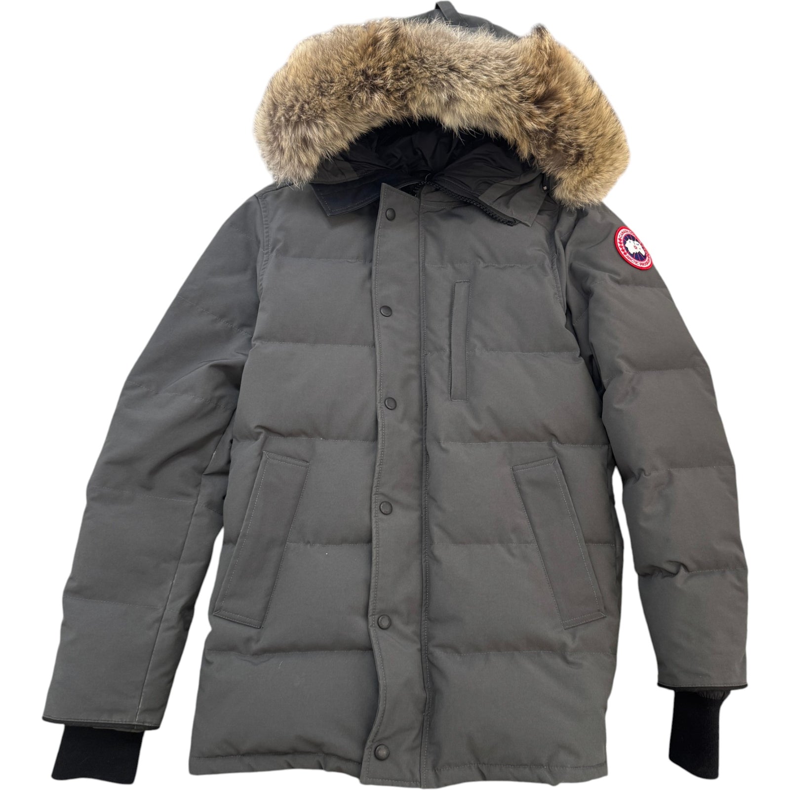 Men's Carson Parka Graphite Down Jacket Grey Size XS - Photo 1