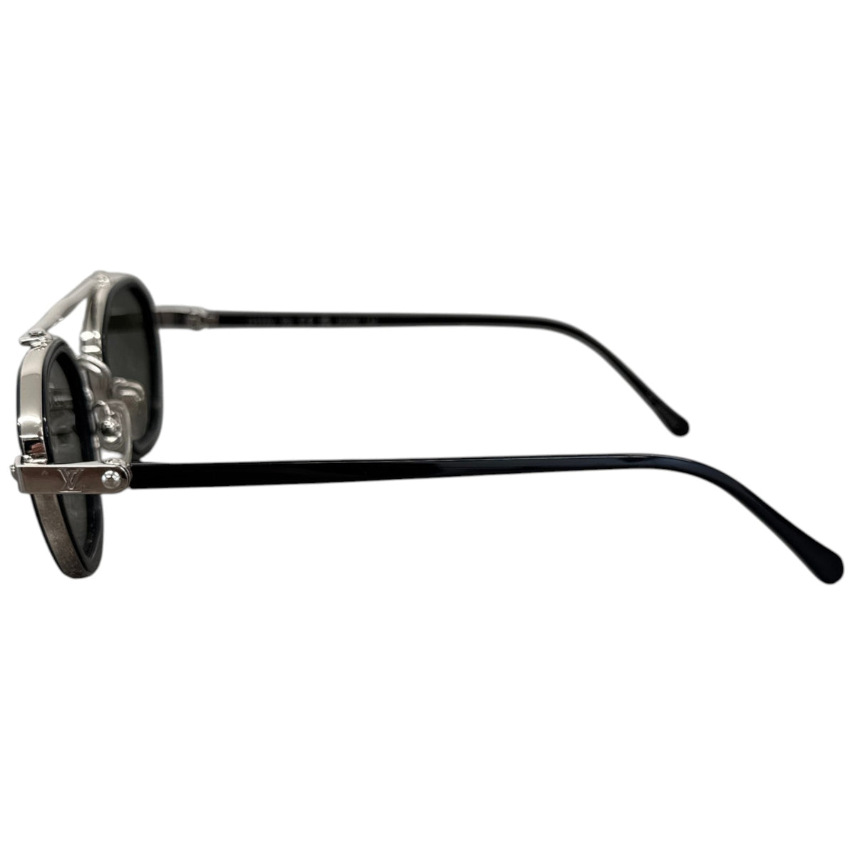 Men's LV Signature Duo Sunglasses Black - Photo 5