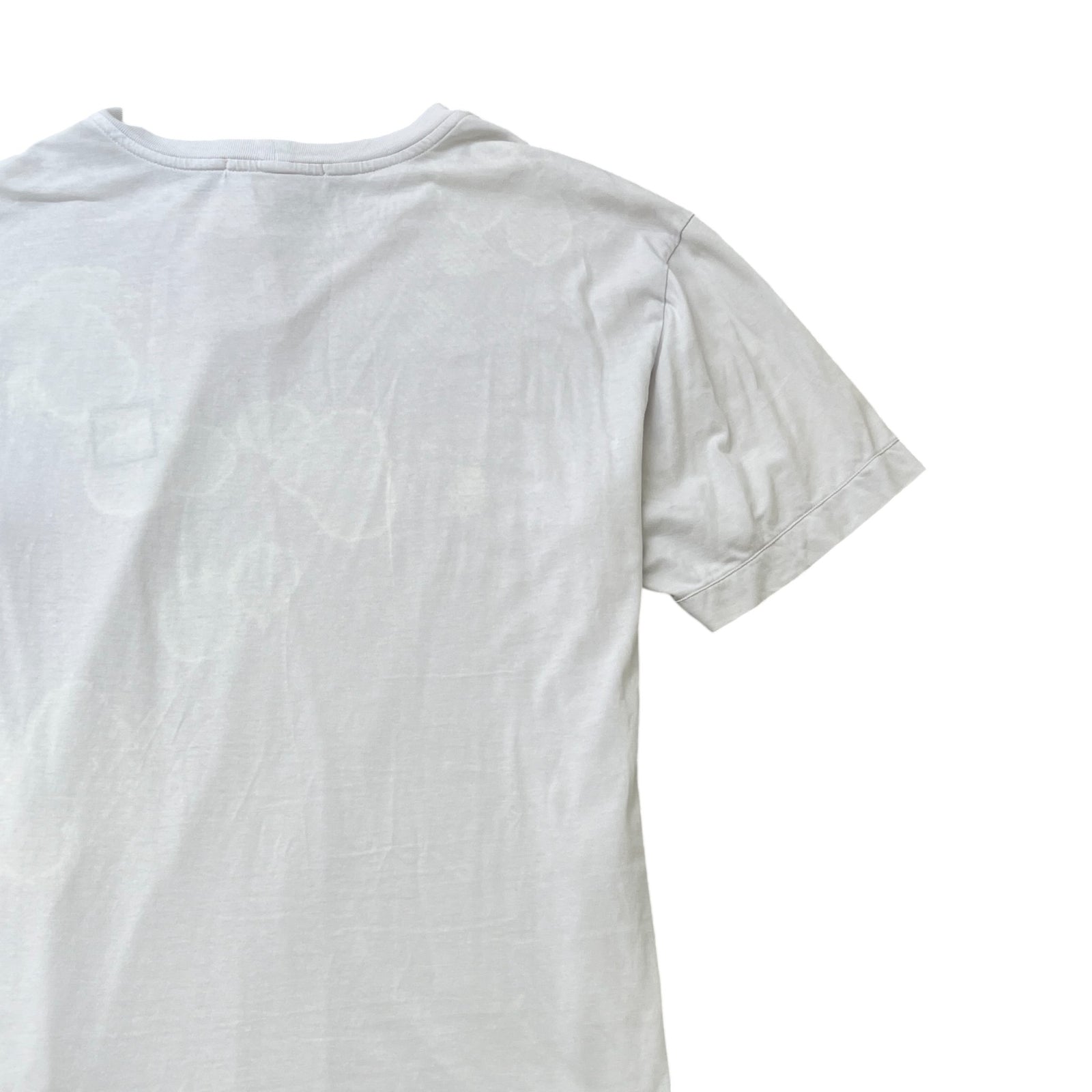 Men's Compass Logo Patch T-Shirt White Size M - Photo 4