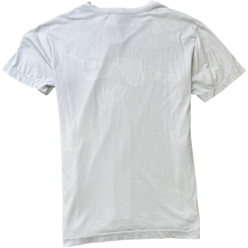 Men's Compass Logo Patch T-Shirt White Size M