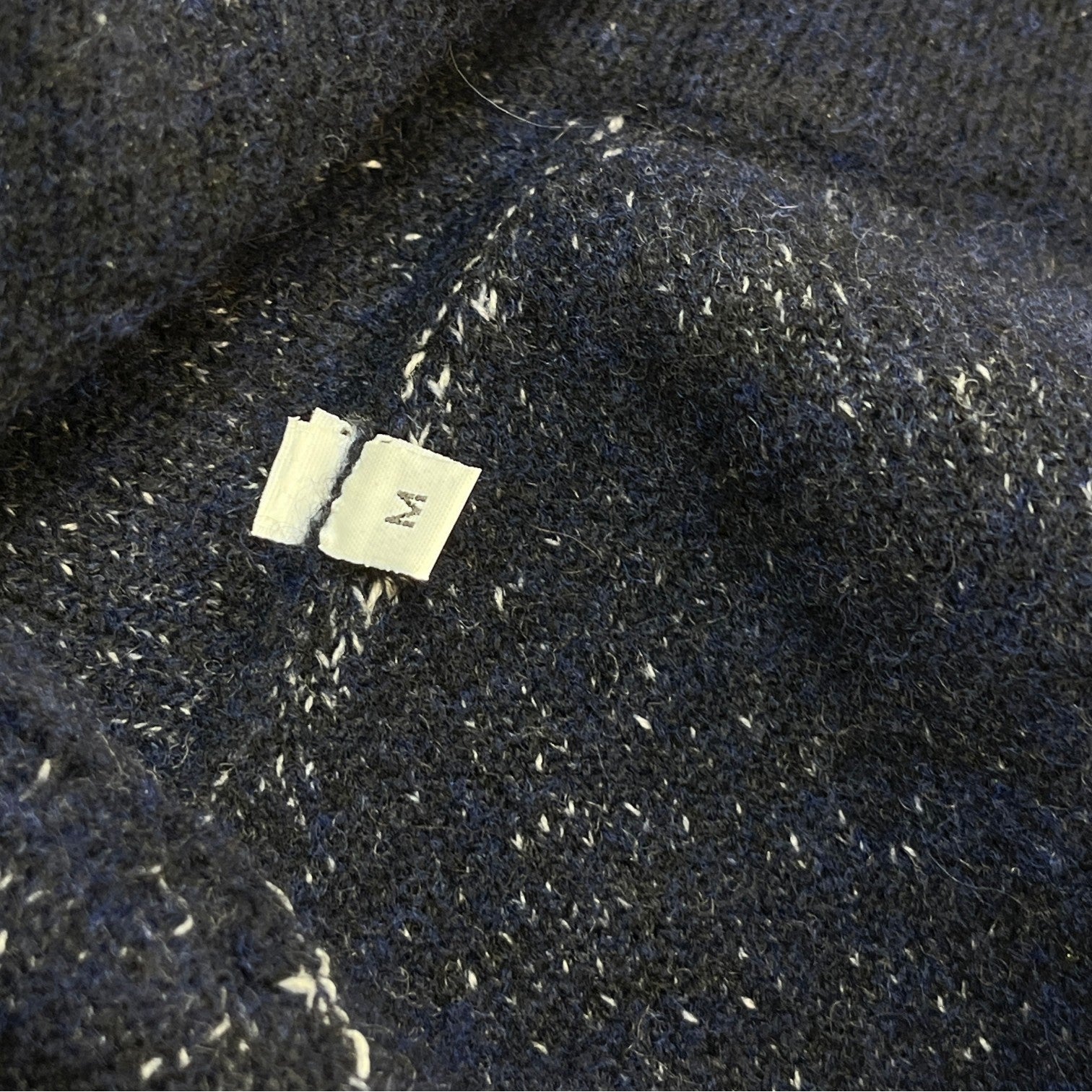 Men's Aw17 Tri Tone Zip Up Cardigan Blue Size M - Photo 5