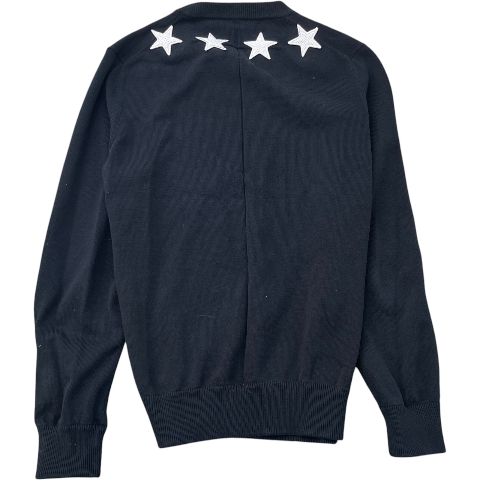 Men's Star Patch Jumper Black Size M - Photo 2