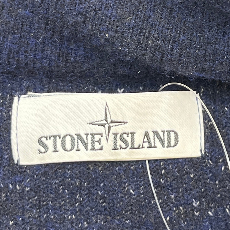 Men's Aw17 Tri Tone Zip Up Cardigan Blue Size M