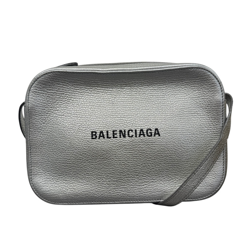 Women's Logo Print Camera Bag Silver