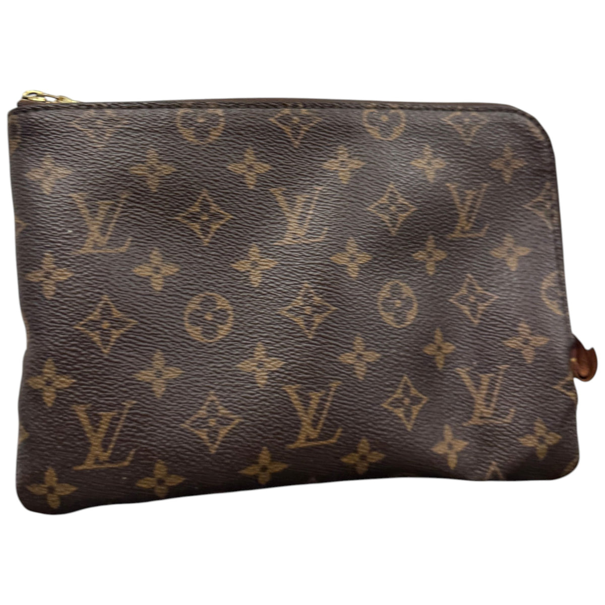 Women's Monogram Etui Voyage PM Clutch Brown - Photo 3