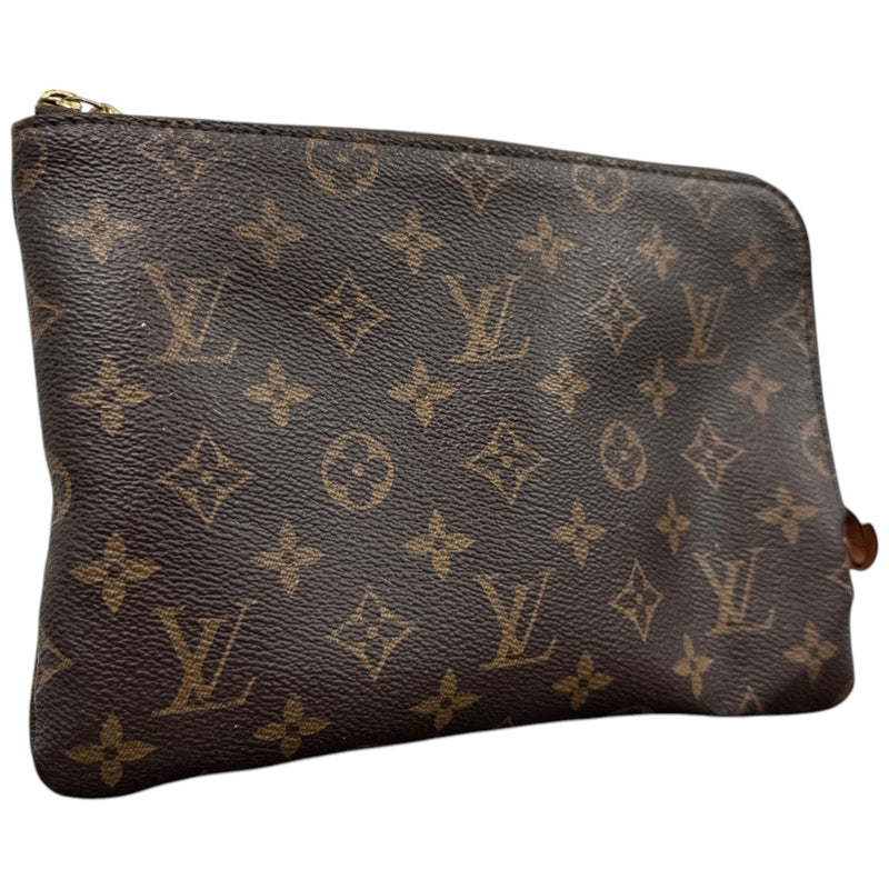 Women's Monogram Etui Voyage PM Clutch Brown