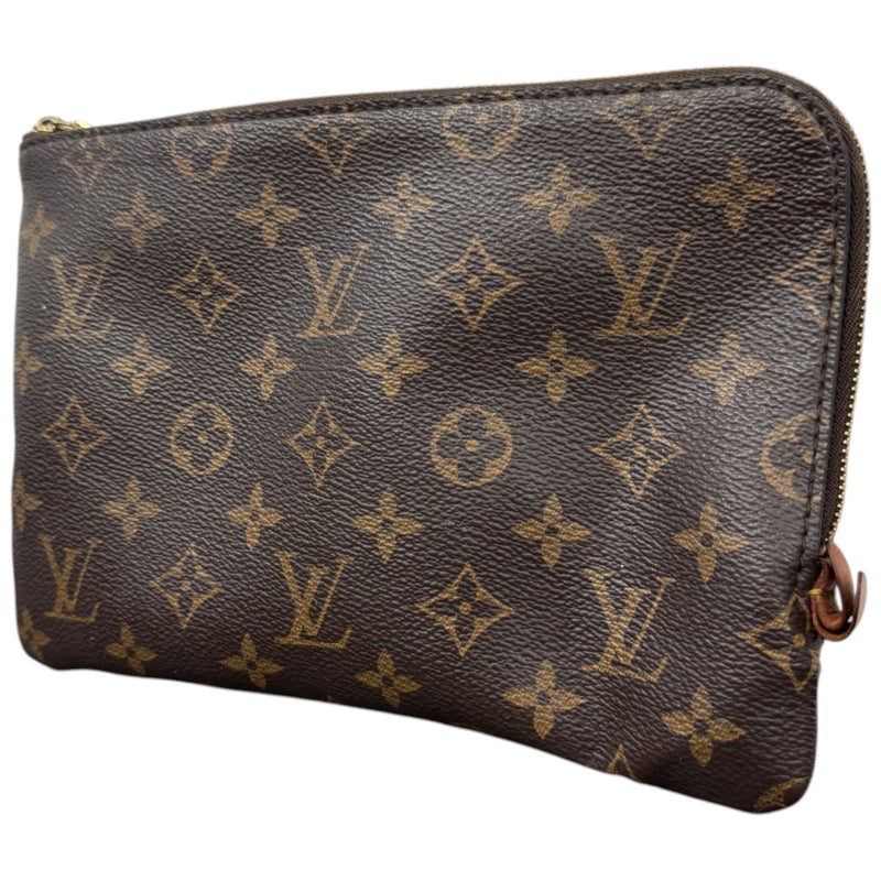 Women's Monogram Etui Voyage PM Clutch Brown