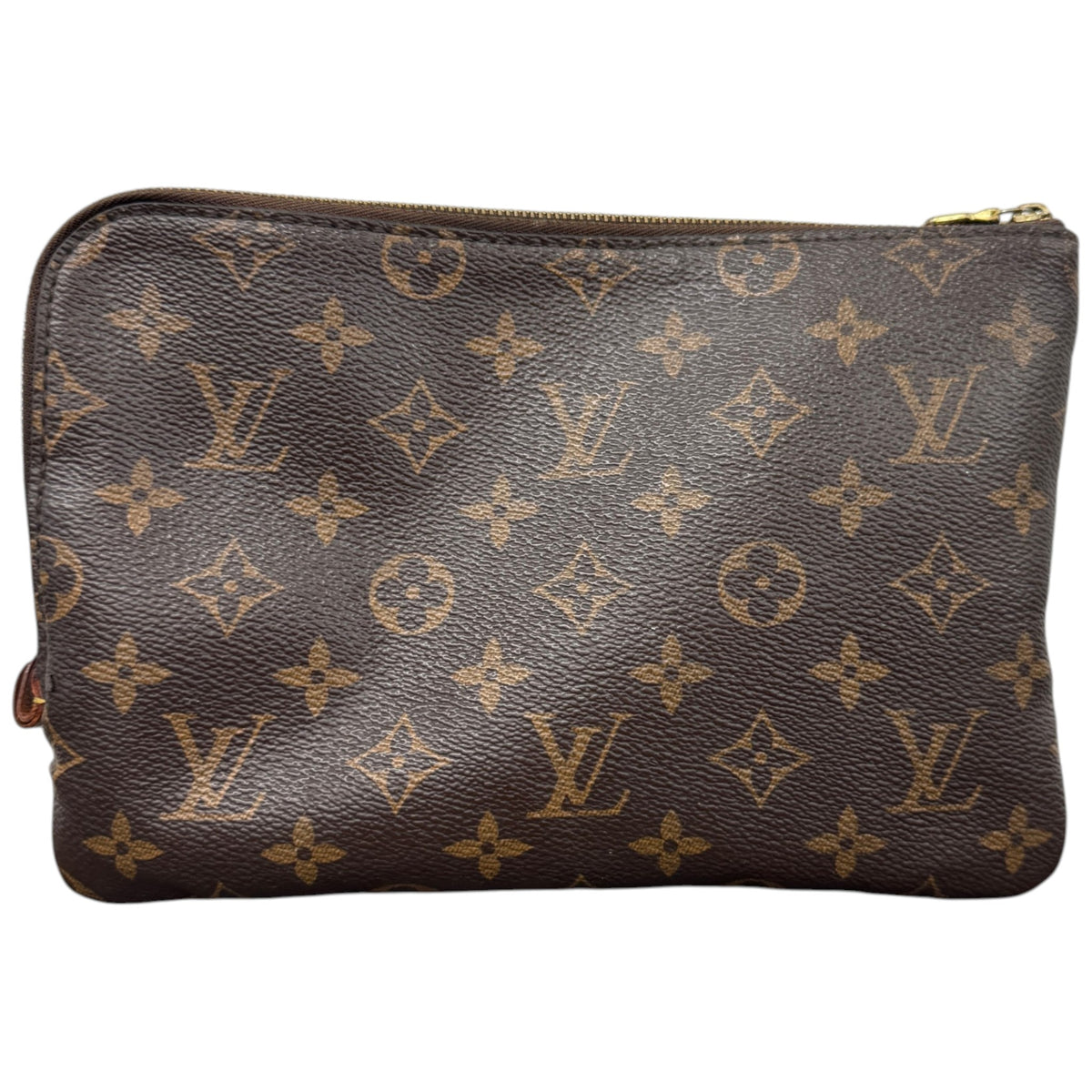 Women's Monogram Etui Voyage PM Clutch Brown - Photo 1