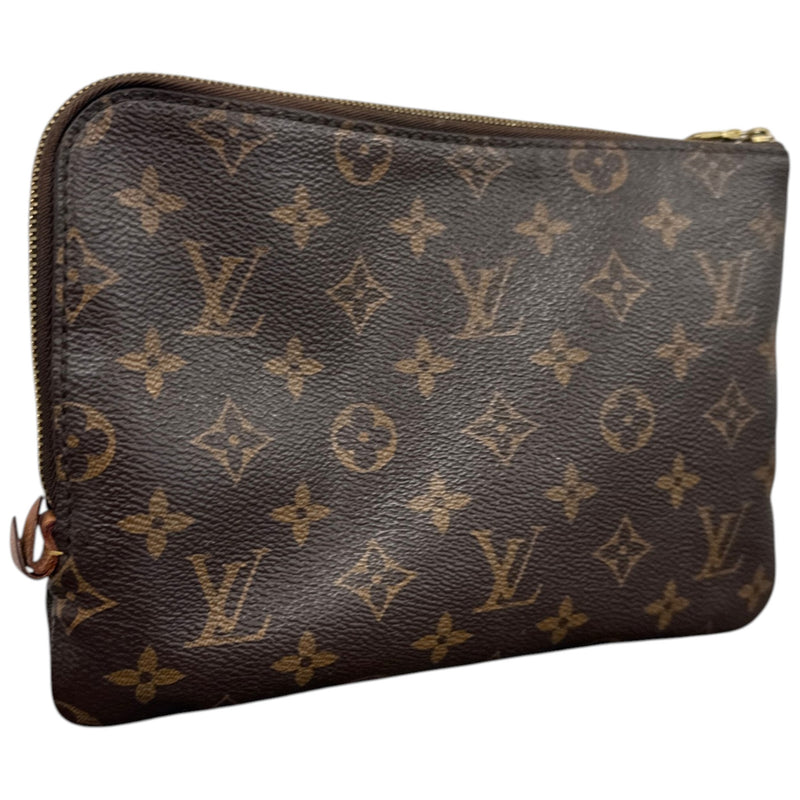 Women's Monogram Etui Voyage PM Clutch Brown