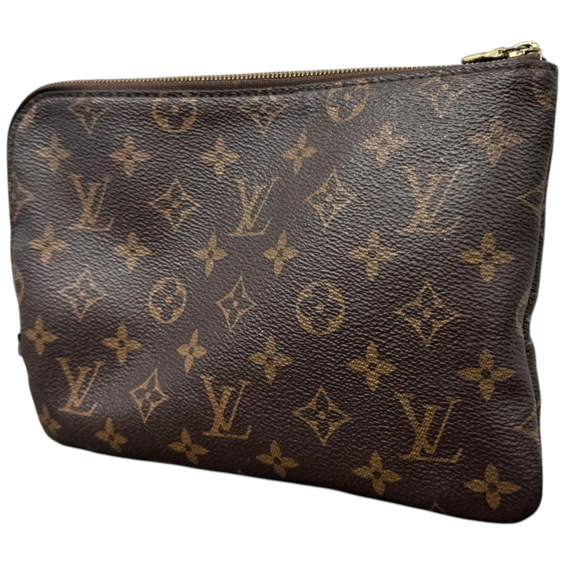 Women's Monogram Etui Voyage PM Clutch Brown